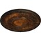 Ekena Millwork Dauphine Ceiling Medallion (Fits Canopies up to 13 1/4"), Hand-Painted Rust, 33 7/8"OD x 1 3/8"P CM33DARUS - alternate 3